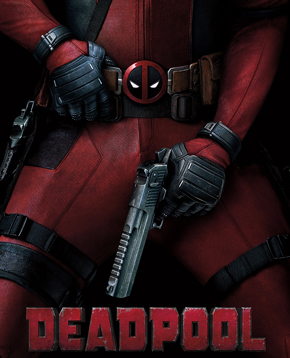 locandina ufficiale del film Deadpool - nerdface