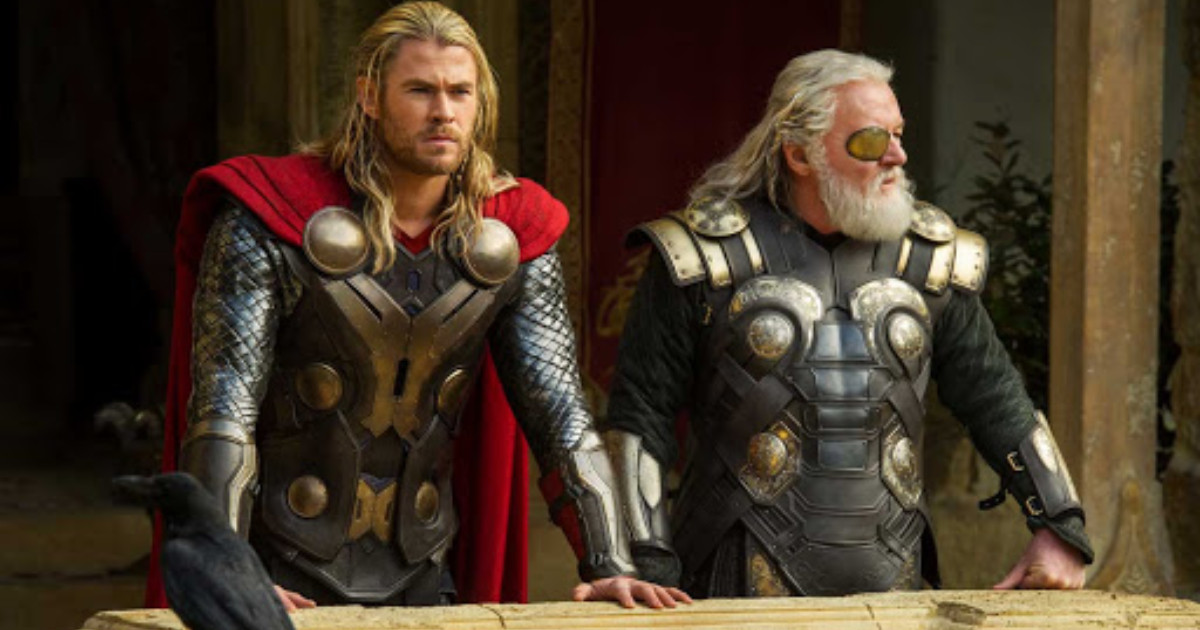 Thor insieme a Odino in Thor: the dark world - nerdface