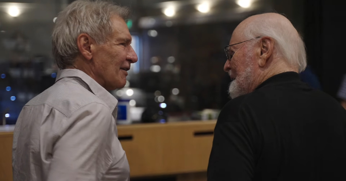 john williams parla con harrison ford - nerdface