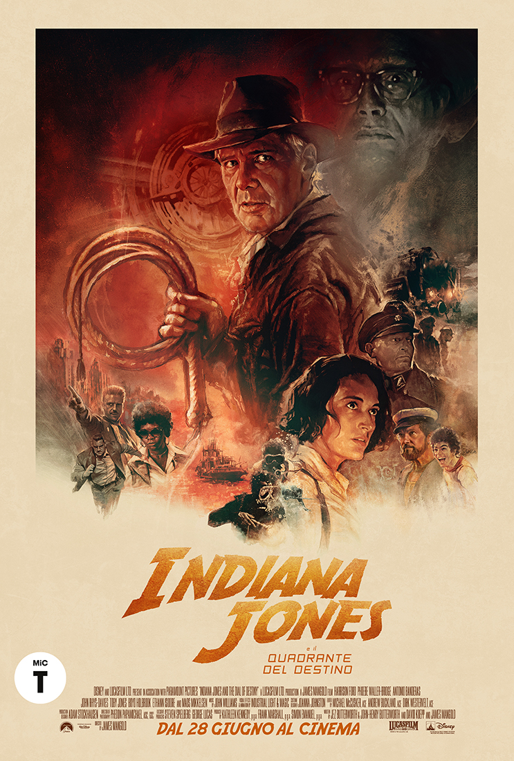 il poster di inidiana jones e il quadrante del destino - nerdface