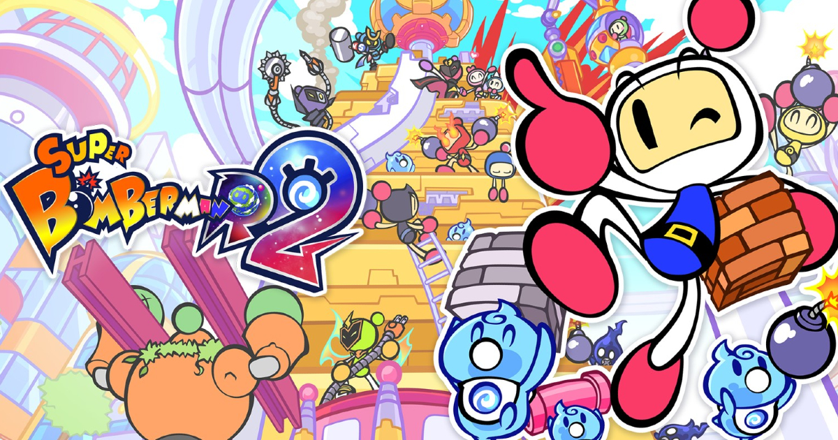 il banner di super bomberman - nerdface