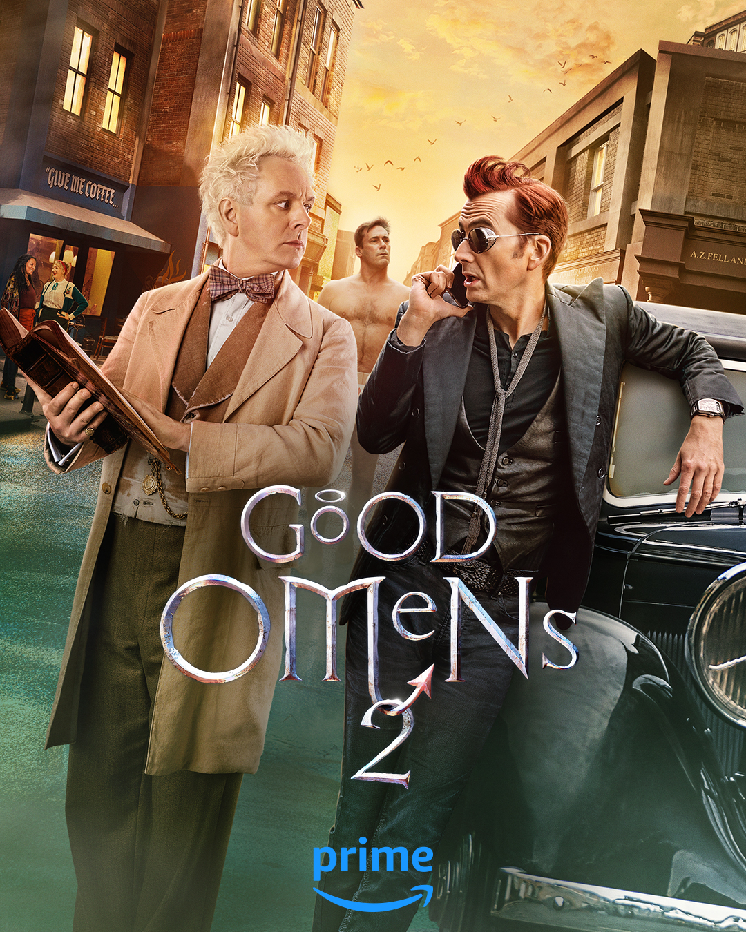 il poster di good omens 2 - nerdface