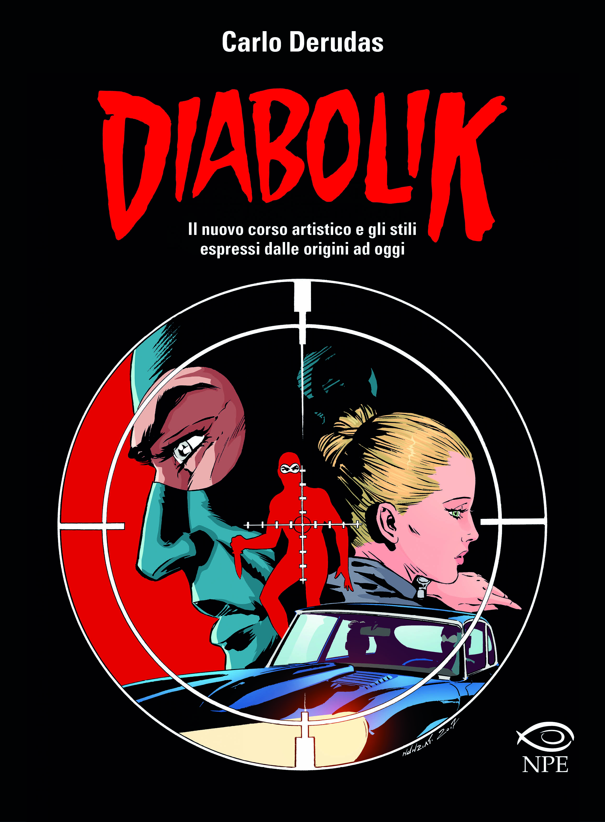 la copertina del saggio su diabolik - nerdface