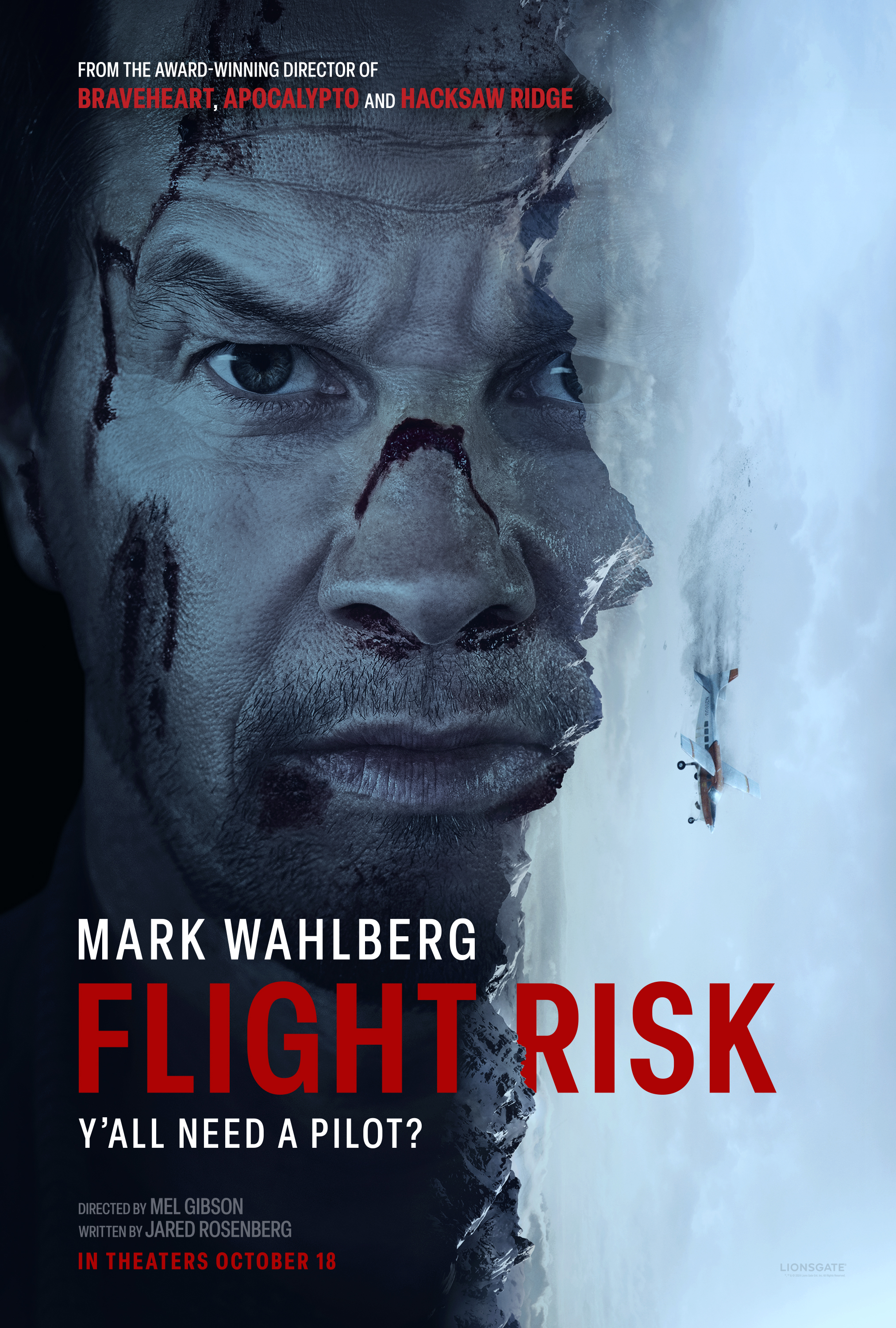 il poster ufficiale di flight risk - nerdface