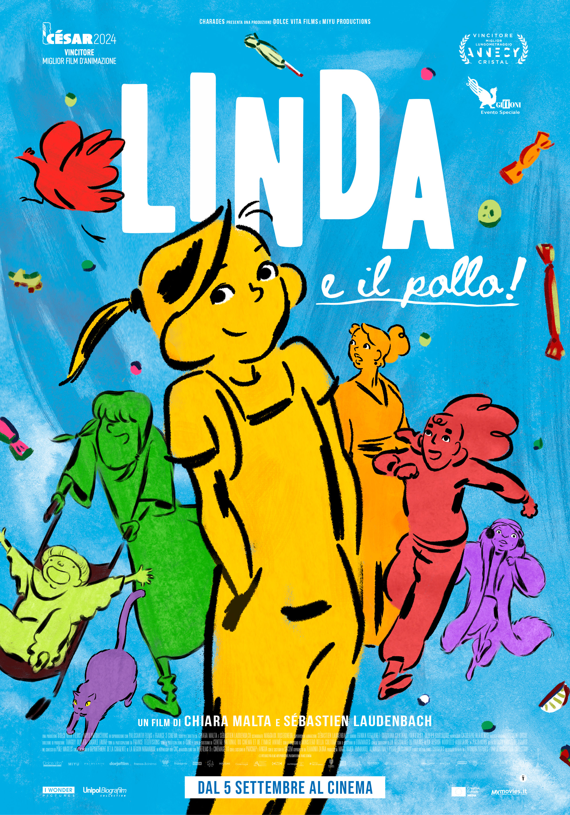 il poster ufficiale di linda e il pollo - nerdface