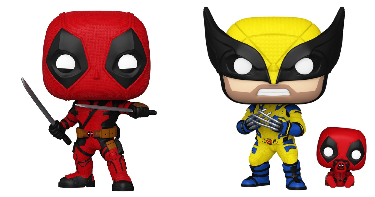 due dei funko pop della nuova collezione dedicata a deadpool & wolverine - nerdface