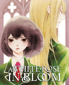 la copertina del volume 1 di a white rose in bloom - nerdface