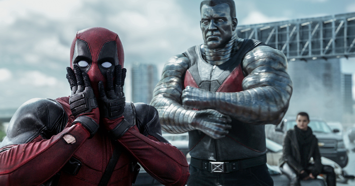 deadpool e colosso nel primo film - nerdface