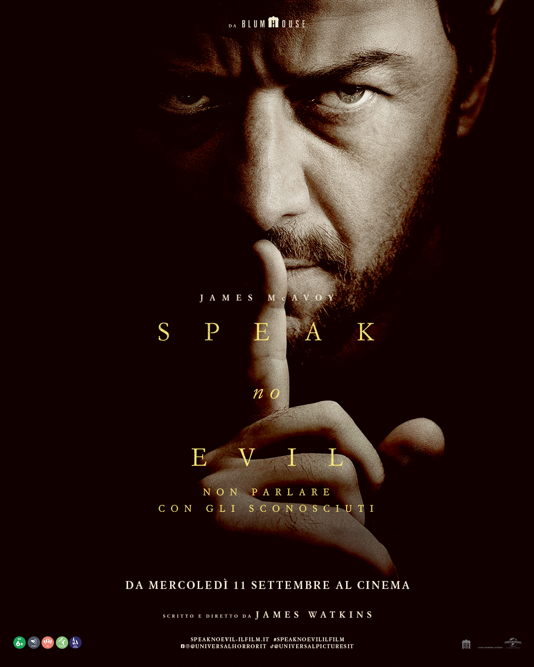 il poster ufficiale di speak no evil con james mcavoy - nerdface