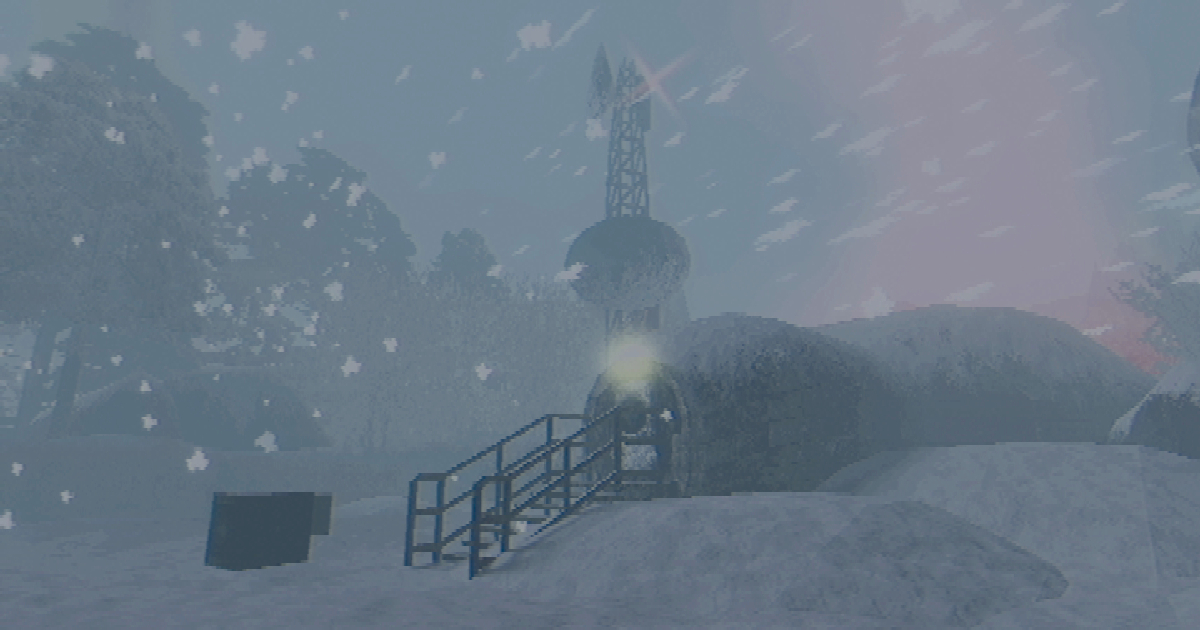 l'ingresso di una base artica in snowsquall grip - nerdface