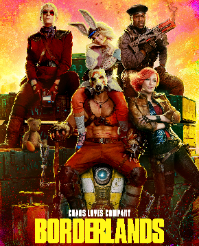 il poster ufficiale di borderlands - nerdface