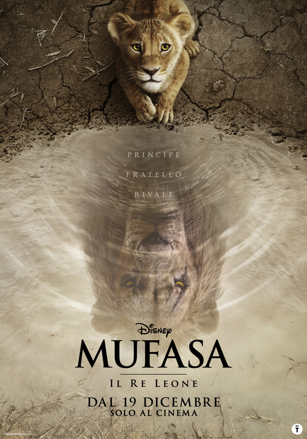 il poster ufficiale di mufasa il re leone - nerdface