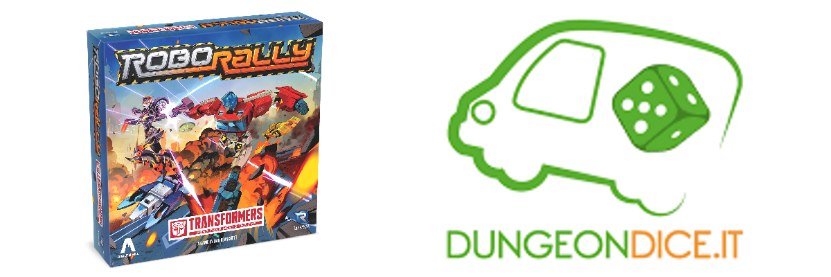 lo shop dungeon dice dove acquistare il gioco da tavolo transformers robo rally - nerdface