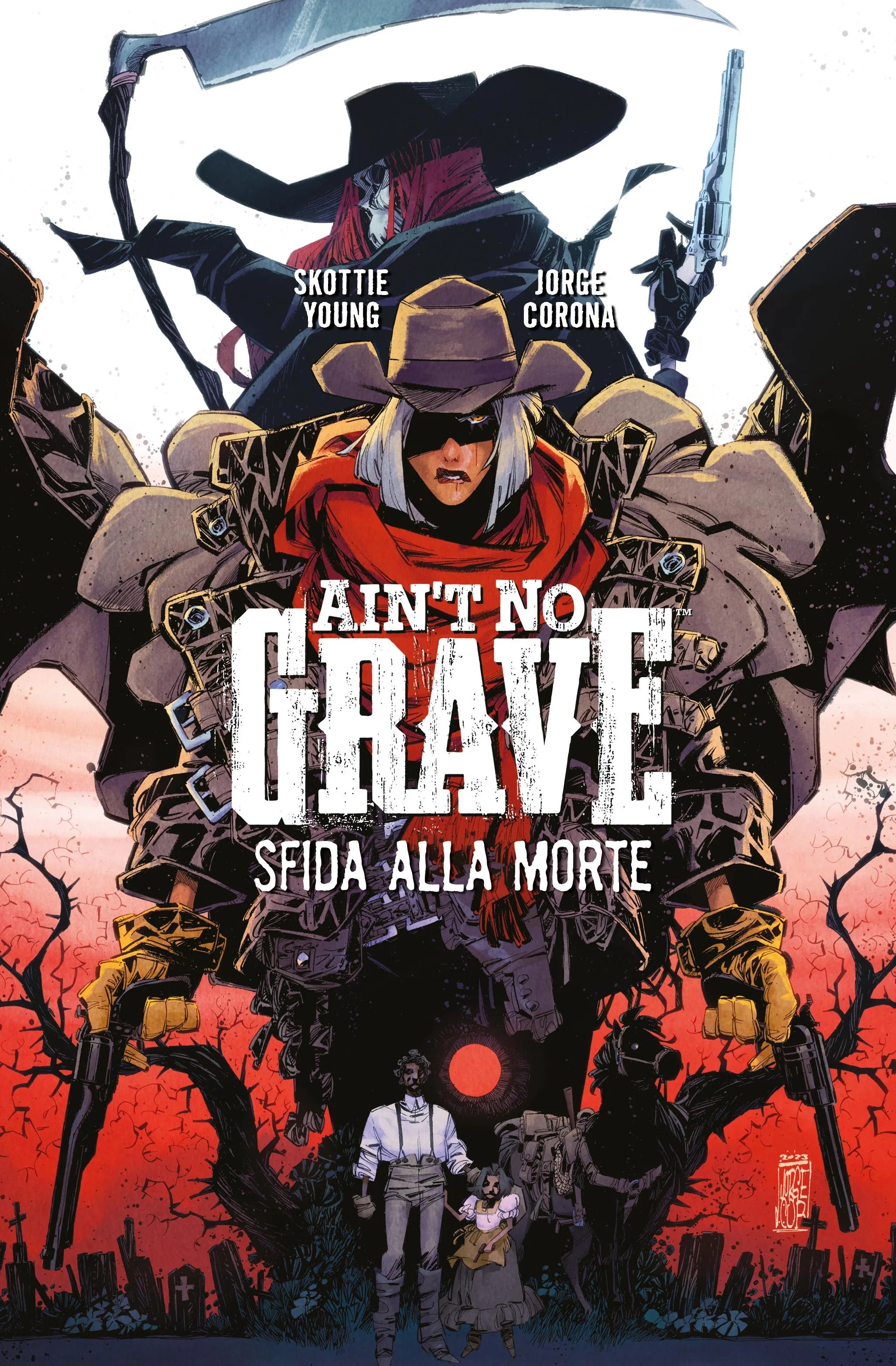 la copertina ufficiale di ain't no grave sfida alla morte - nerdface