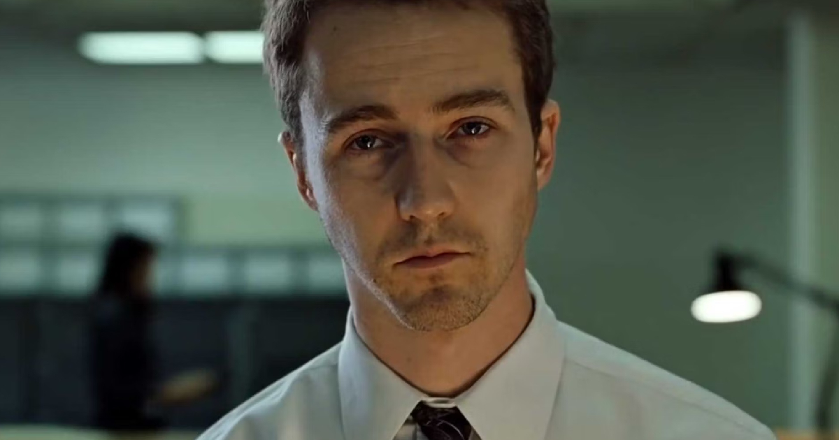 edward norton è l'anonimo protagonista di fight club - nerdface