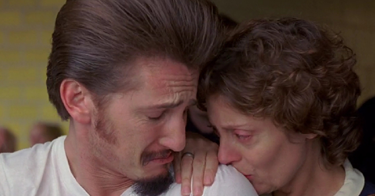 susan sarandon e sean in una scena di dead man walking di tim robbins - nerdface