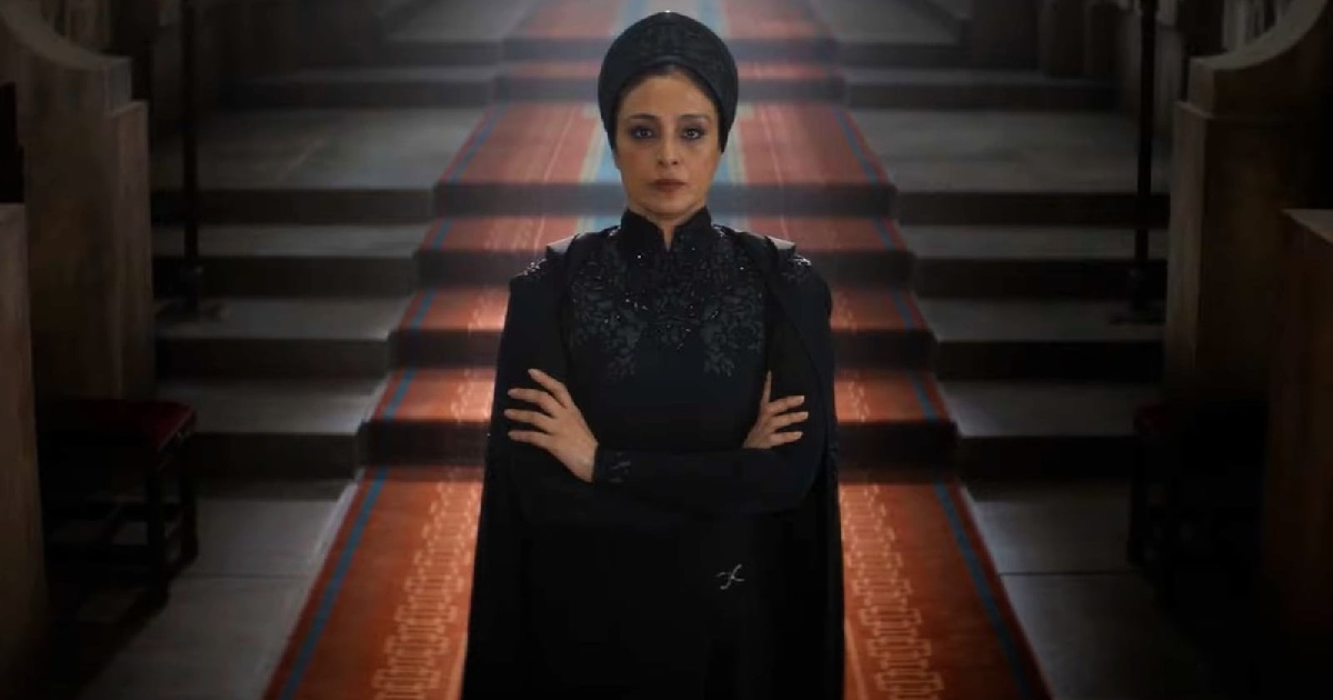 la sacerdotessa di dune prophecy è in cima a delle scale nel trailer della serie - nerdface