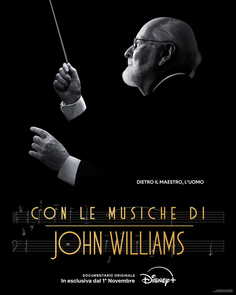 la key art del documentario con le musiche di john williams - nerdface