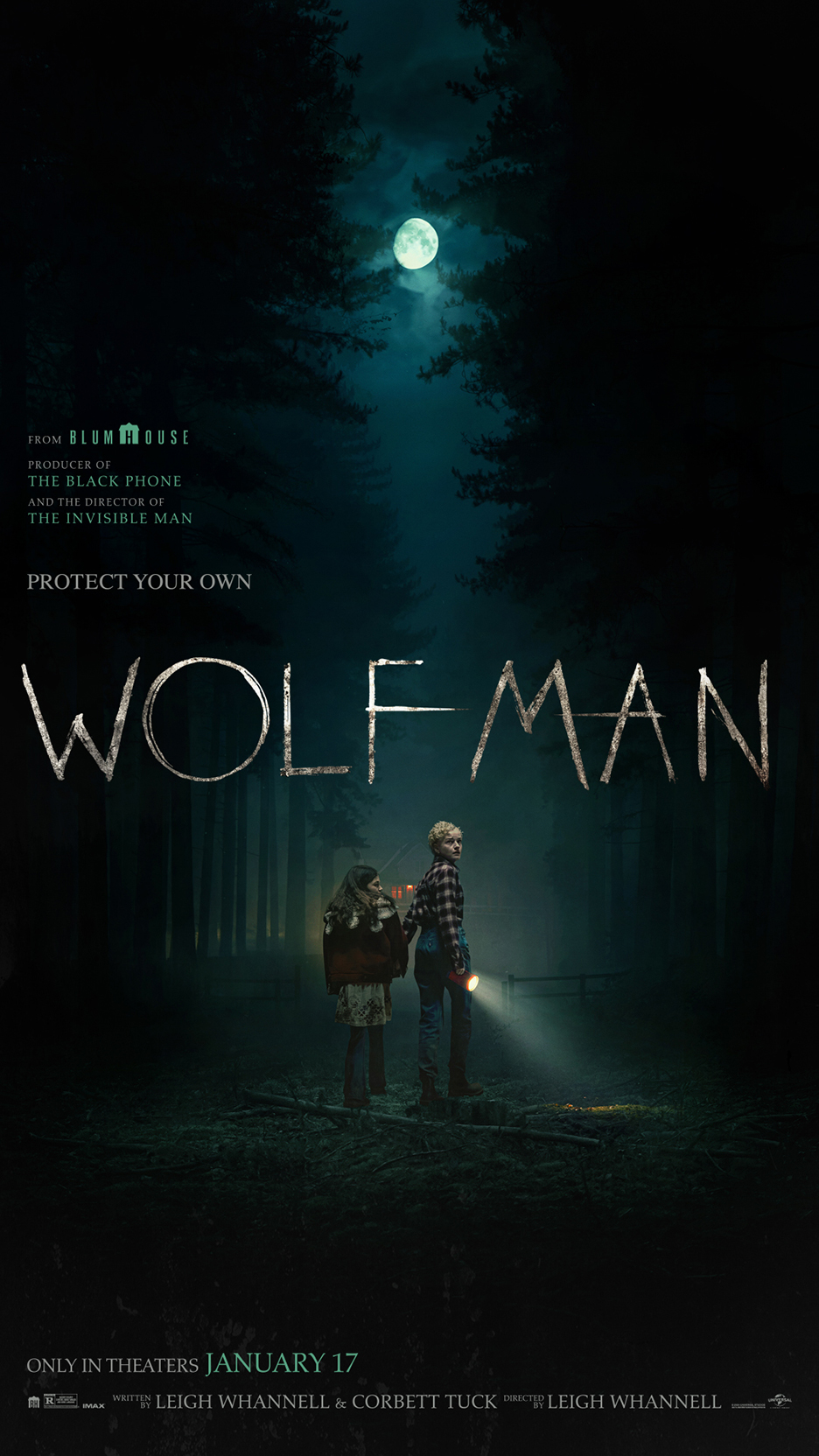 il poster ufficiale di wolf man - nerdface