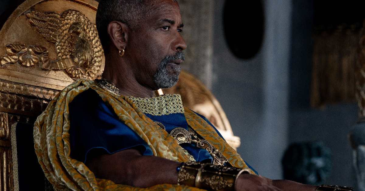 denzel washington ne il gladiatore 2 - nerdface