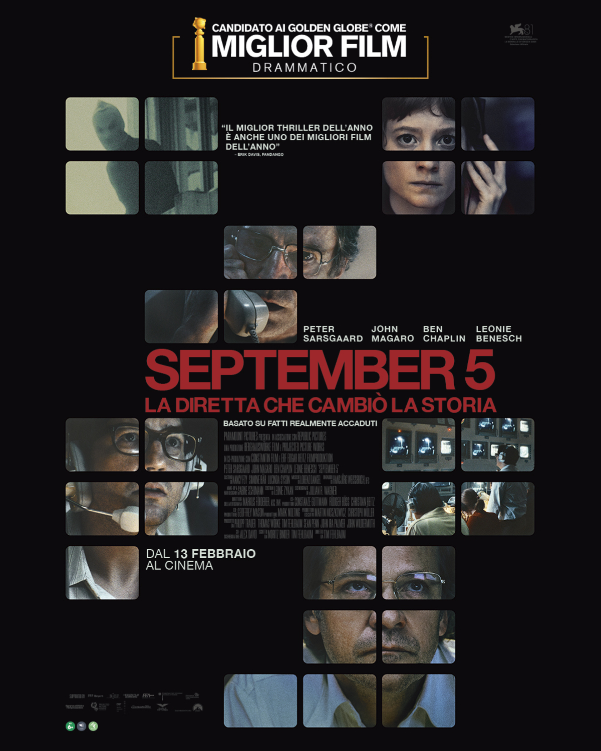 il poster ufficiale di september 5 - nerdface