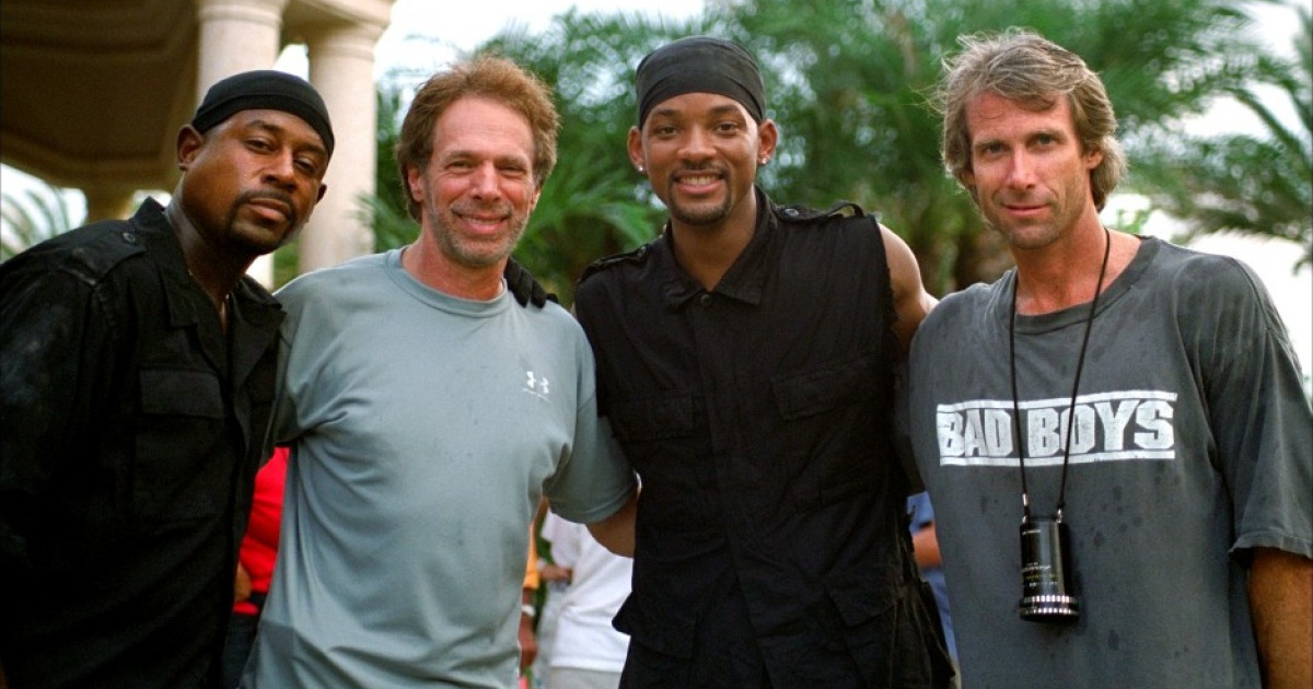 michael bay con will smith e martin lawrence sul set di bad boys - nerdface