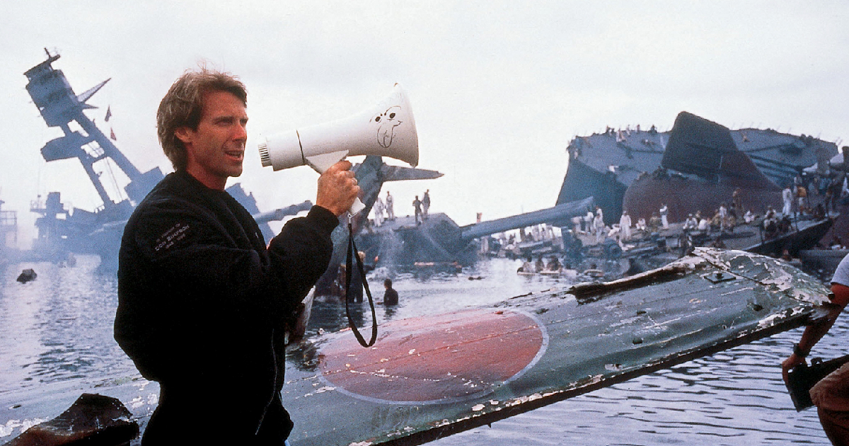 michael bay sul set di pearl harbor - nerdface