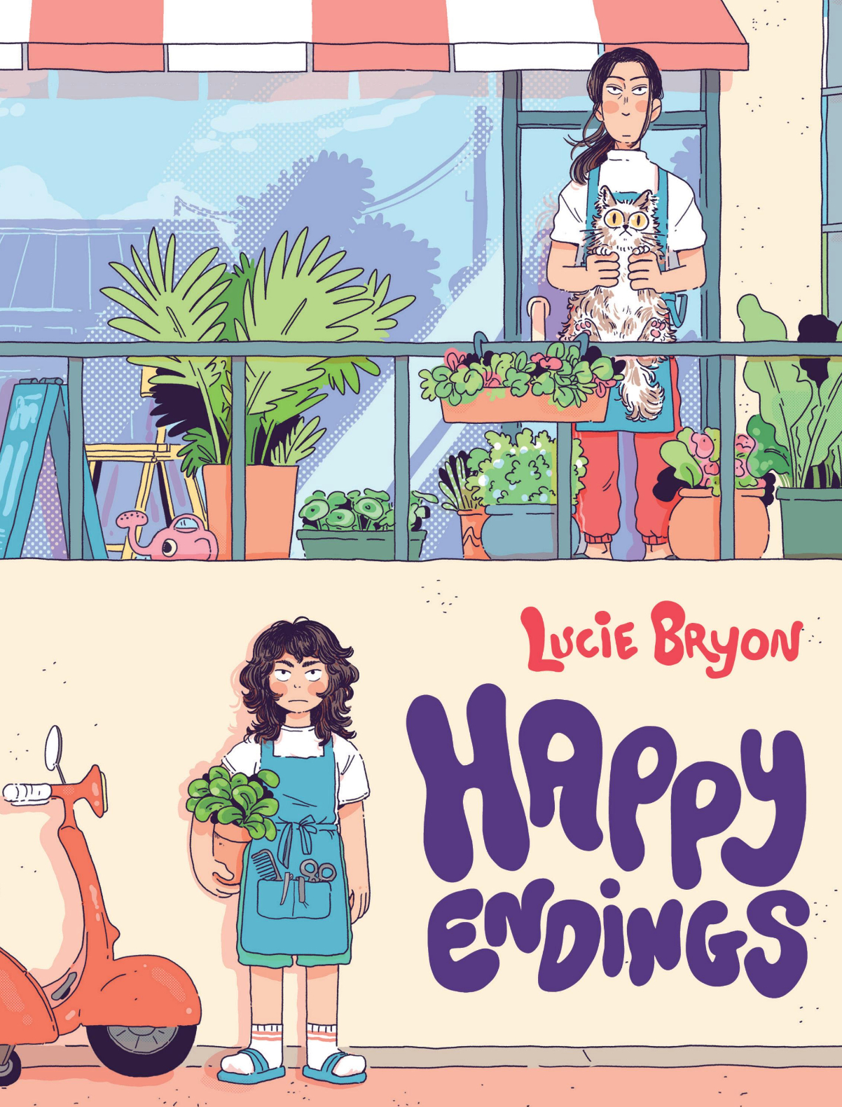 la cover ufficiale di happy endings - nerdface