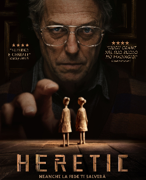 il poster ufficiale di heretic - nerdface