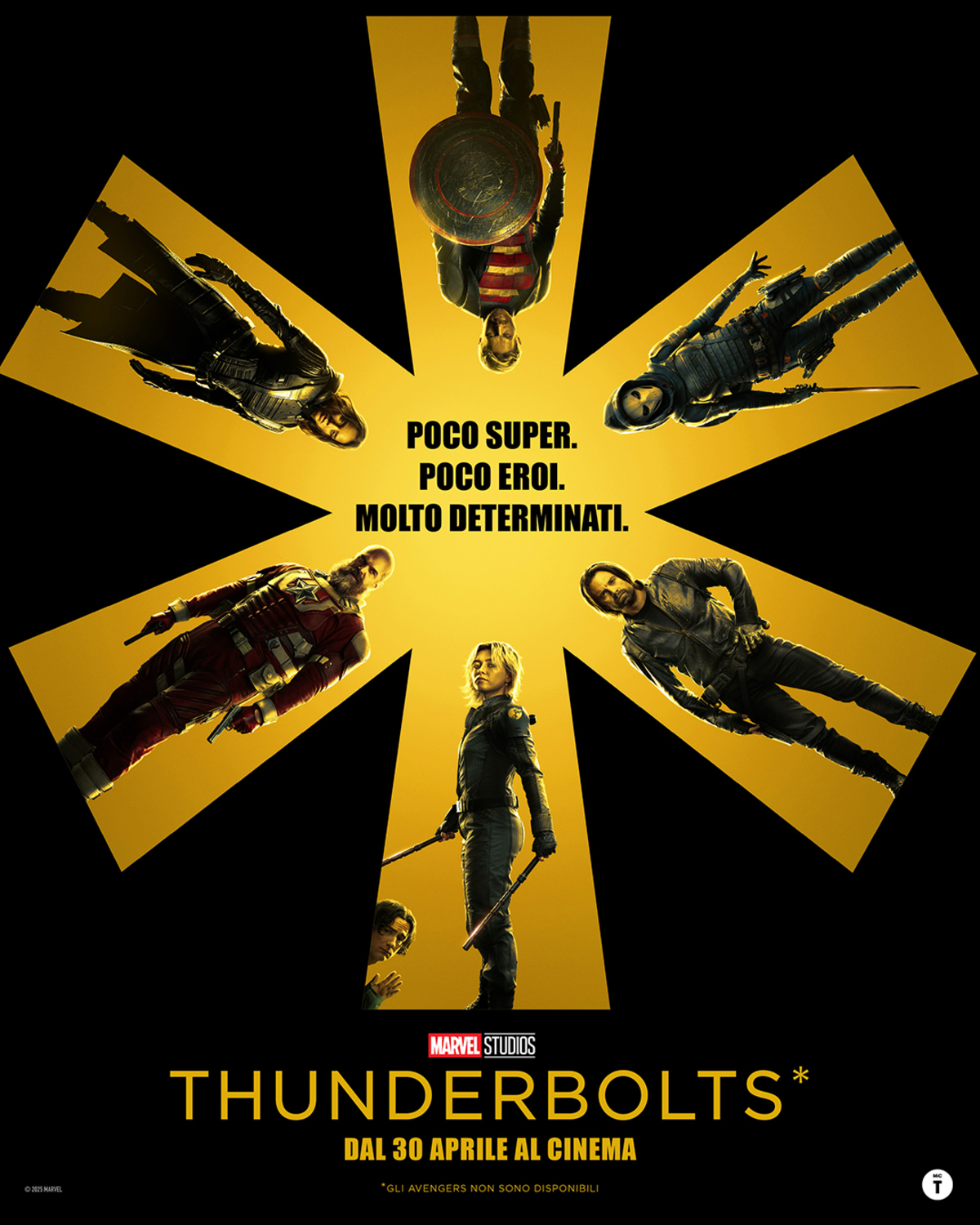 il poster ufficiale di thunderbolts - nerdface